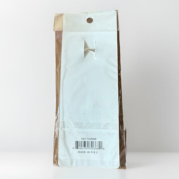 Cherry Heart Keychain in Gold or Silver Red & Green Dangle Charm New - Picture 4 of 4